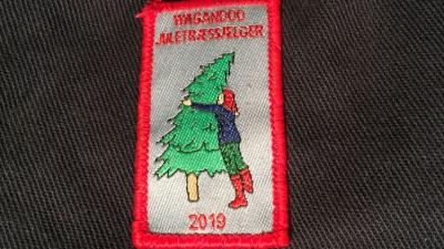 Billede af juletræsmærke fra juletræssalg i 2019
